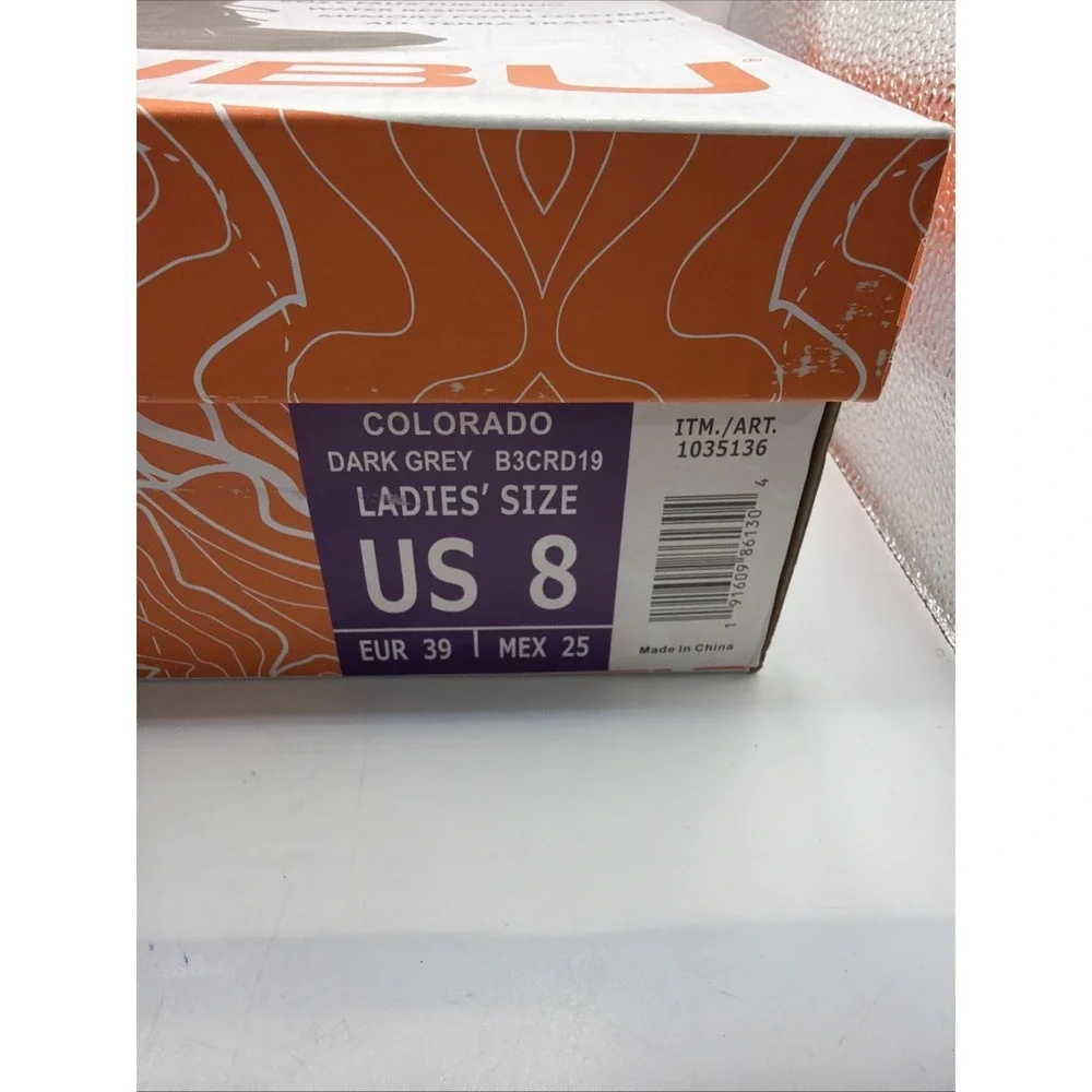 JBU Women's Colorado Cozy Faux Fur Lined Snow Boots Dark Grey Size 8 New